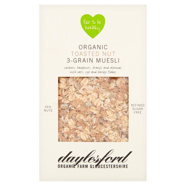 Daylesford Organic Toasted Nut 3-Grain Muesli 450g
