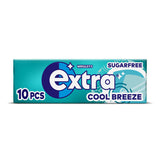 Wrigley's Extra Cool Breeze Chewing Gum Sugar Free 10 Pieces Snacks & Confectionery ASDA