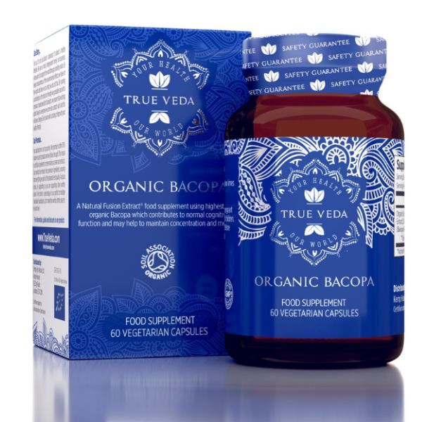 True Veda | Organic Bacopa Brahmi | 20:1 Extract | 60 Caps GOODS Superdrug