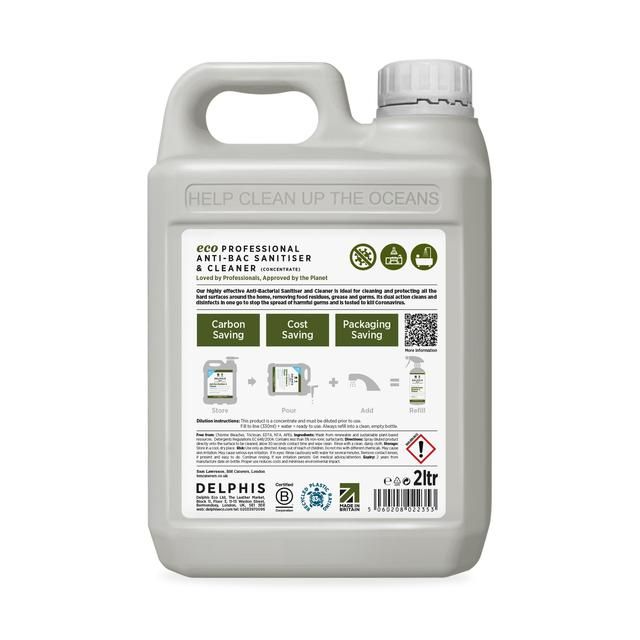 Delphis Eco Anti-Bacterial Sanitiser Spray 2L