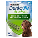 Dentalife ActivFresh Large Dental Chicken Dog Chews 142g