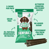 Denzel's Daily Dentals For Medium Dogs Peanut Butter Peppermint & Parsley 100g