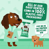 Denzel's Daily Dentals For Medium Dogs Peanut Butter Peppermint & Parsley 100g