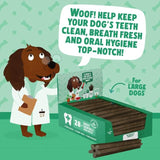 Denzel's Daily Dentals Large Dog Peanut Butter Peppermint & Parsley 28 x 30g