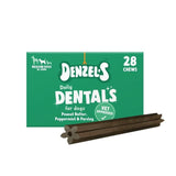 Denzel's Daily Dentals Medium Dog Peanut Butter Peppermint & Parsley 28 x 30g