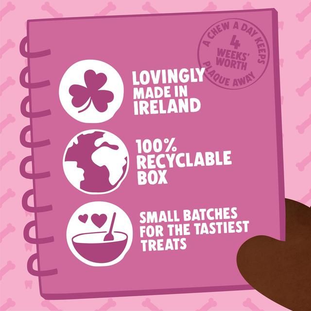 Denzel's Daily Dentals Small Dog/Puppy Salmon Spearmint & Coconut Oil 28 x 30g