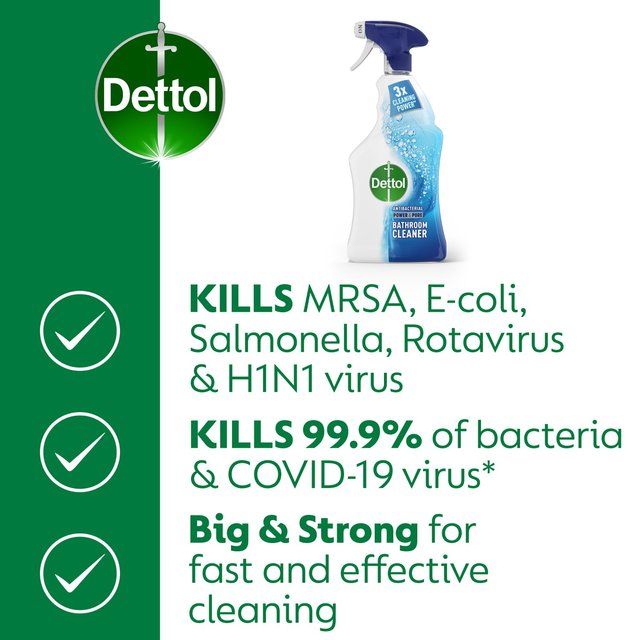 Dettol Antibacterial Limescale Bathroom Cleaner Spray 750ml