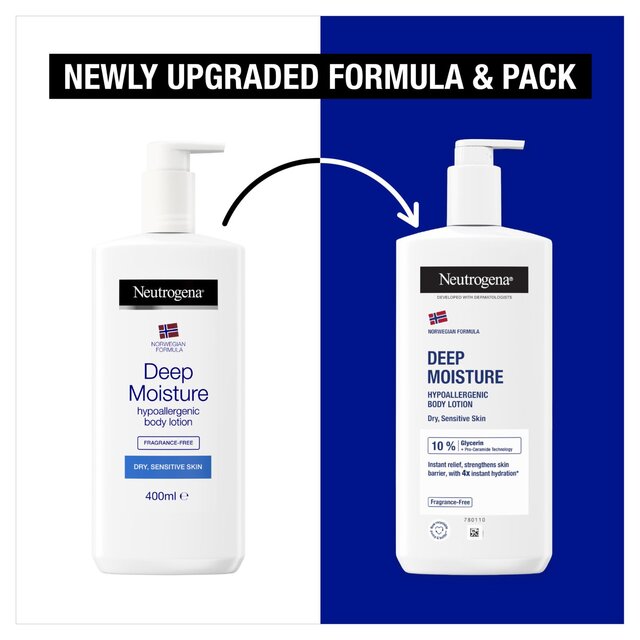 Neutrogena Deep Moisture Hypoallergenic Body Lotion 400ml - McGrocer