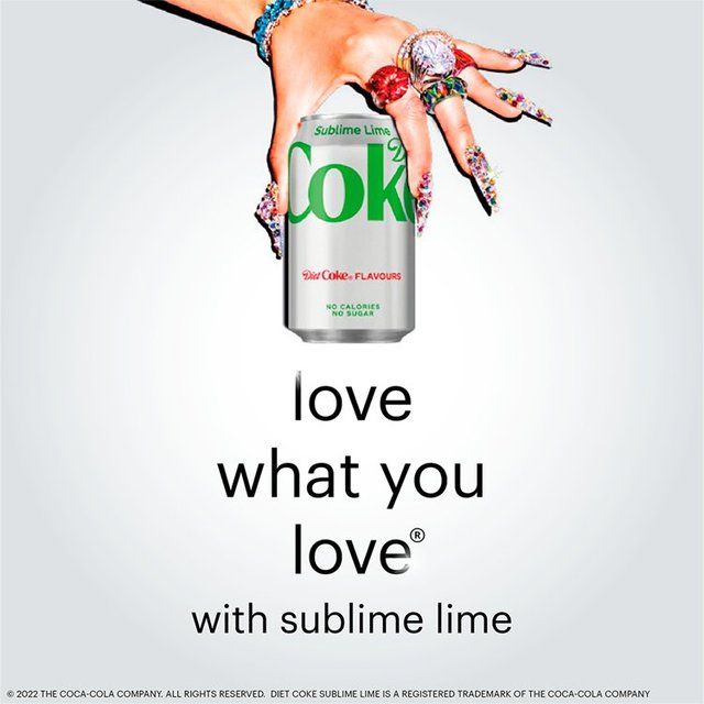 Diet Coke Sublime Lime 8 x 330ml