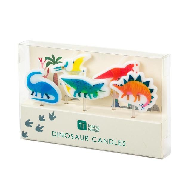 Dinosaur Birthday Candles 5 per pack