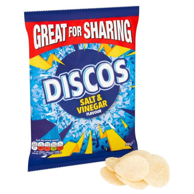 Discos Salt & Vinegar Sharing Crisps 86g