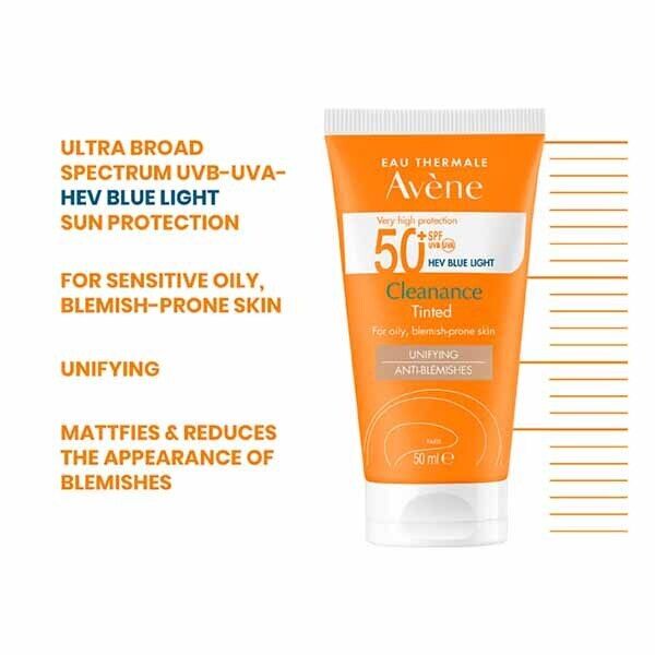 DNR Avène High Protection Cleanance Tinted Spf50+ Sun Cream
