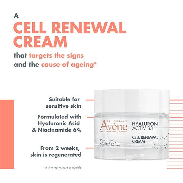 DNR Avène Hyaluron Activ B3 Cellular Renewal Cream 50Ml