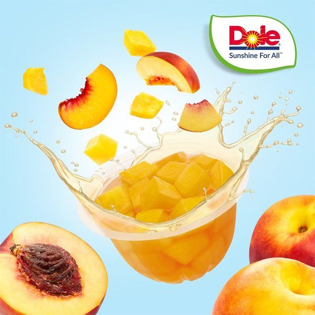 Dole Peaches In Juice Fruit Pots Multipack 4 x 113g