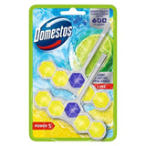 Domestos Power 5 Lime Toilet Rim Block Duo Pack 2 per pack