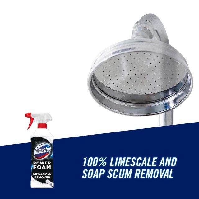 Domestos Power Foam Toilet & Bathroom Cleaner Spray Limescale Remover   450ml