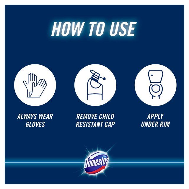 Domestos Zero Limescale Toilet Cleaner Lime 750ml