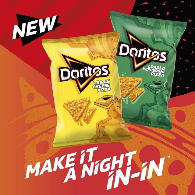 Doritos Triple Cheese Pizza Tortilla Chips Sharing Bag Crisps 180g