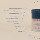 Dose & Co Dairy-Free Collagen Creamer Vanilla 340g