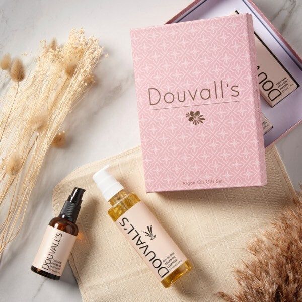 Douvall's Luxury Argan Gift Set Cleanser & Moisturiser