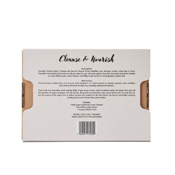Douvall's Rescue Ritual Cleanse & Nourish Skincare Gift set
