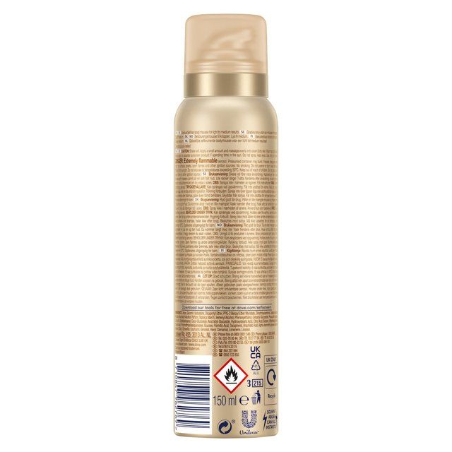 Dove DermaSpa Summer Revived Fair to Medium Gradual Self-Tan Body Mousse 150ml