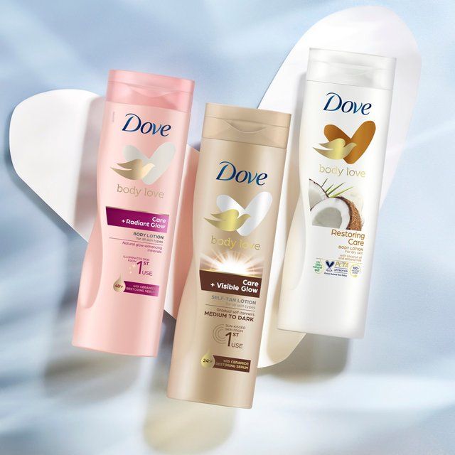 Dove Visible Glow Medium to Dark self tan lotion 400ml