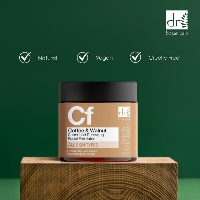 Dr Botanicals Apothecary Coffee Superfood Renewing Facial Exfoliator 60ml