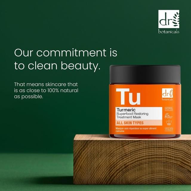 Dr Botanicals Apothecary Turmeric Superfood Restoring Treatment Mask 60ml