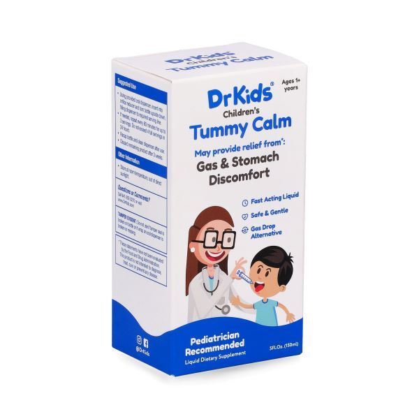 Dr Kids Tummy Calm Gas, Upset Stomach & Bloating - 150ml