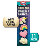 Dr. Oetker 11 Chocolatey Unicorns & Rainbows White Chocolate Flavour 18g