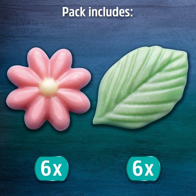 Dr. Oetker 12 Chocolate Flavour Flowers and Leaves Cake Decorations 11g