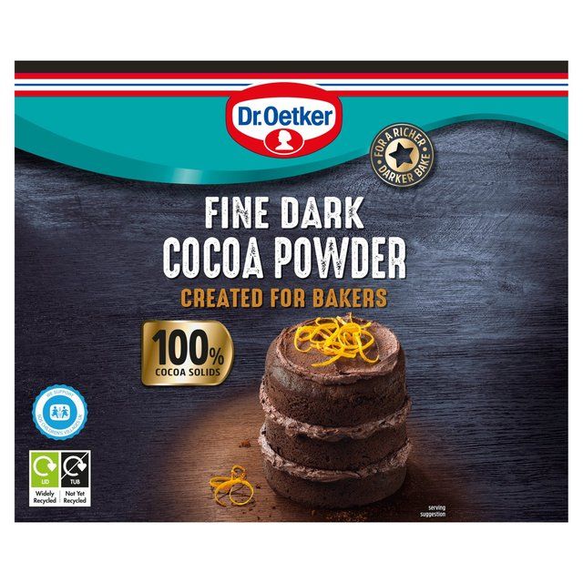 Dr. Oetker Fine 100% Dark Cocoa Powder 190g