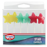 Dr. Oetker Star Candles 6 per pack