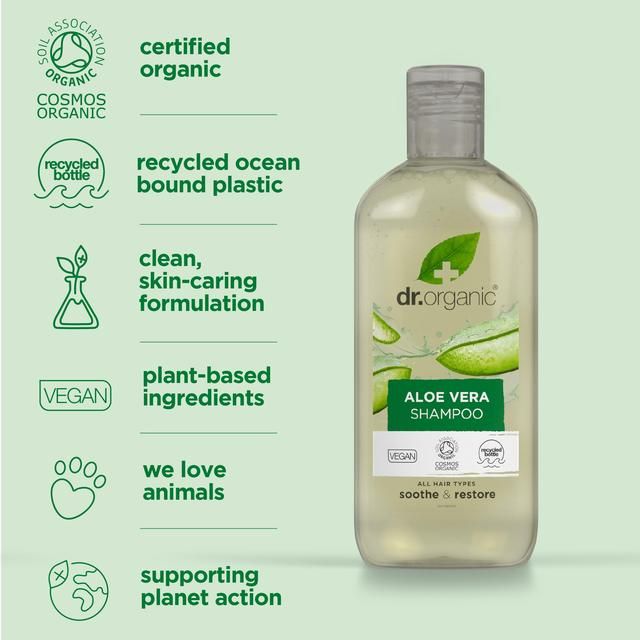 Dr Organic Aloe Vera Shampoo 265ml