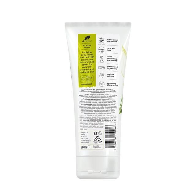 Dr Organic Tea Tree Body Lotion 200ml