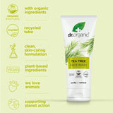 Dr Organic Tea Tree Face Wash 200ml