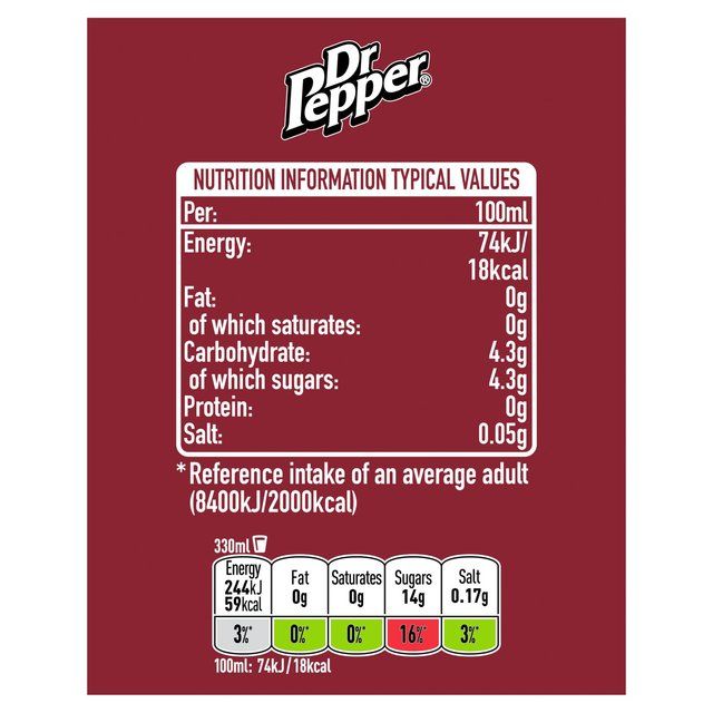 Dr Pepper 24 x 330ml