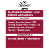 Dr Pepper Zero 12 x 500ml