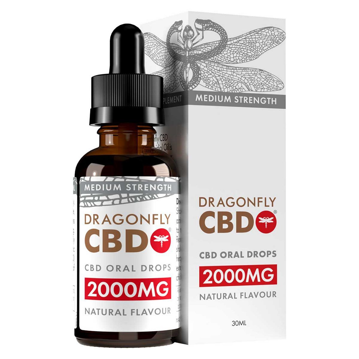 Dragonfly CBD Cannabidiol Oil 2000mg 7.4% - 30ml