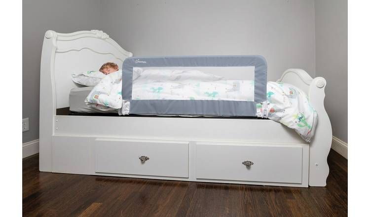 Dreambaby Prague Bed Rail. Fits Flat & Slat Beds Grey