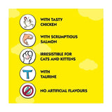 Dreamies Cat Treat Creamy Snack with Chicken & Salmon 12 per pack