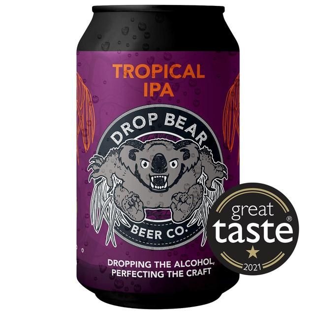 Drop Bear Beer Co. Tropical IPA 0.5% ABV 330ml