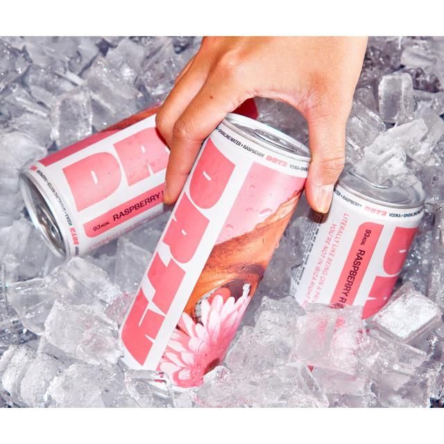 DRTY Raspberry Rose Vodka Seltzer 12 x 330ml