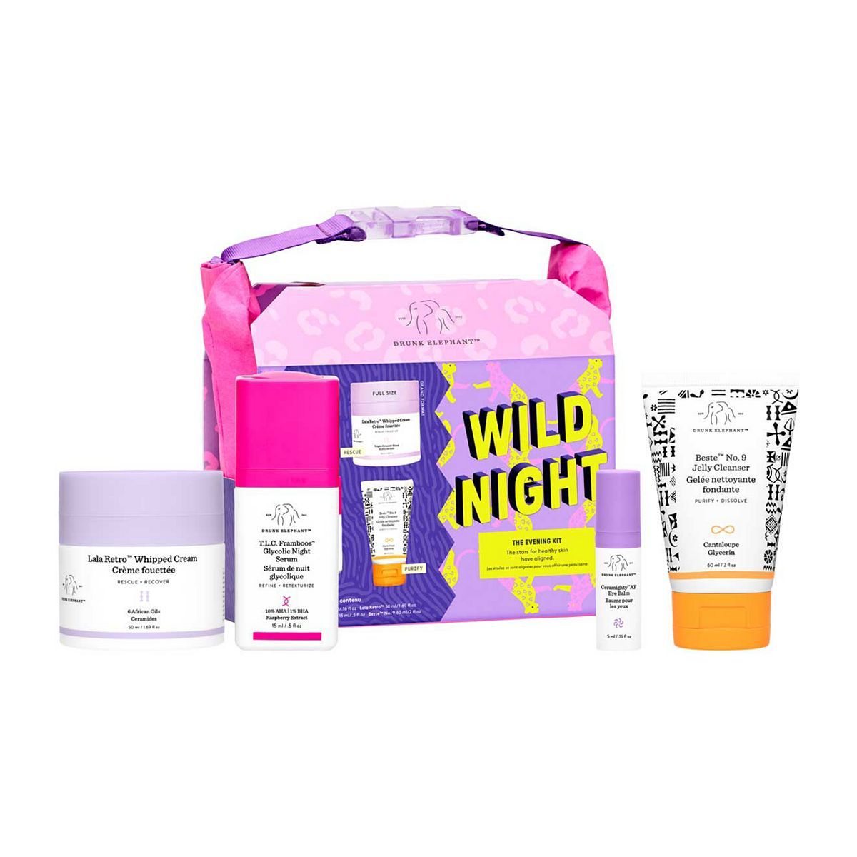 Drunk Elephant Wild Night: The Evening Kit