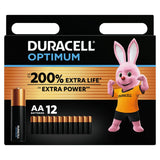 Duracell Optimum Alkaline AA Batteries, pack of 12