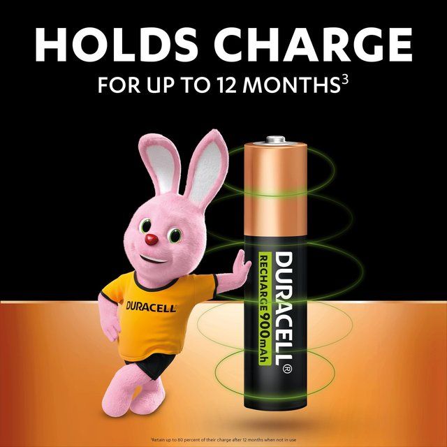 Duracell Recharge Ultra AAA Rechargeable Batteries 4 per pack