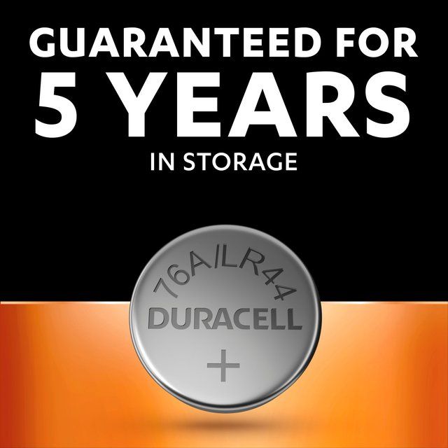 Duracell Specialty LR44 Alkaline Coin Battery 4 per pack