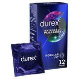 Durex Extended Pleasure Condoms Regular Fit 12 per pack