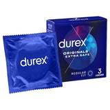 Durex Originals Extra Safe Condoms Regular Fit 3s